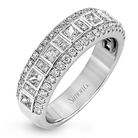 Simon G 18k White Gold Diamond Anniversary Ring MR1594