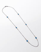 Konstantino Blue Spinel Necklace, 36 inch