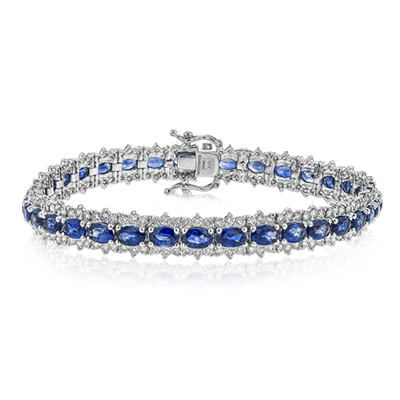 Simon G Color Bracelet in 18k White Gold with Diamonds (LB2208)