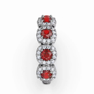 Blossoming Love Ruby and Diamond Ring by Fana (R1645R)