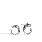John Hardy Naga Dragon Sapphire Circle Earrings EBS603731BSP