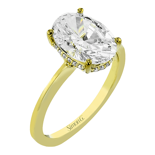 Simon G LR4196 Engagement Ring in 18k Gold with Diamonds