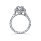 Jack Kelege Platinum Engagement Semi-Mount KPR649 - profile