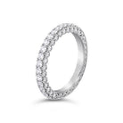 Jack Kelege 18k White Gold Diamond Band KGBD1288