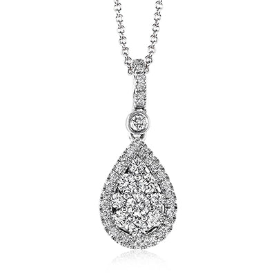 Pendant in 18k Gold with Diamonds