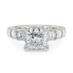 Michael M Montage R813-3 Princess Hidden Halo Engagement Ring Semi-Mount