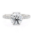 Michael M R789-2 Crown Engagement Ring