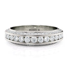 Michael M. 18k White Gold Diamond Wedding Band, 0.90ct