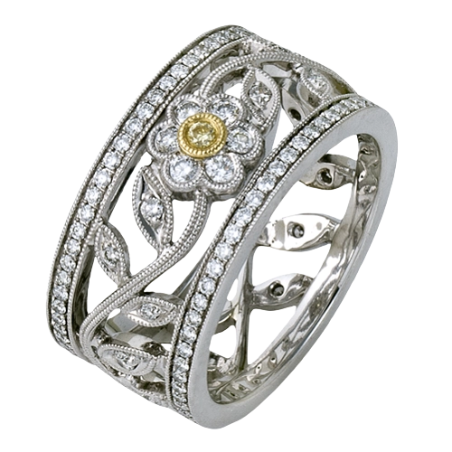 Right Hand Ring in 18k Gold with Diamonds