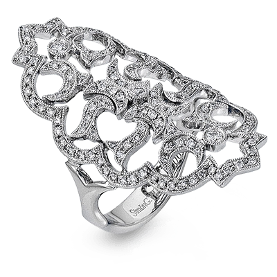 Right Hand Ring in 18k Gold with Diamonds