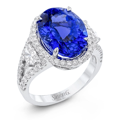 Color Ring in 18k Gold with Diamonds