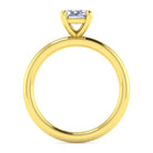Gabriel & Co. 14k Yellow Gold 1.01ct Emerald Cut Diamond Solitaire Engagement Ring - side view