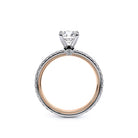 Verragio 14k Two-Tone Gold Round Diamond Engagement Ring TR150R4 - view 2