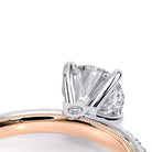 Verragio 14k Two-Tone Gold Round Diamond Engagement Ring TR150R4 - view 4