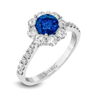 18k White Gold Sapphire & Diamond Ring, 1.35ct