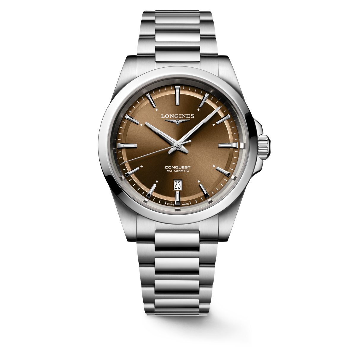 Longines Conquest 41mm Brown Dial L3.830.4.62.6
