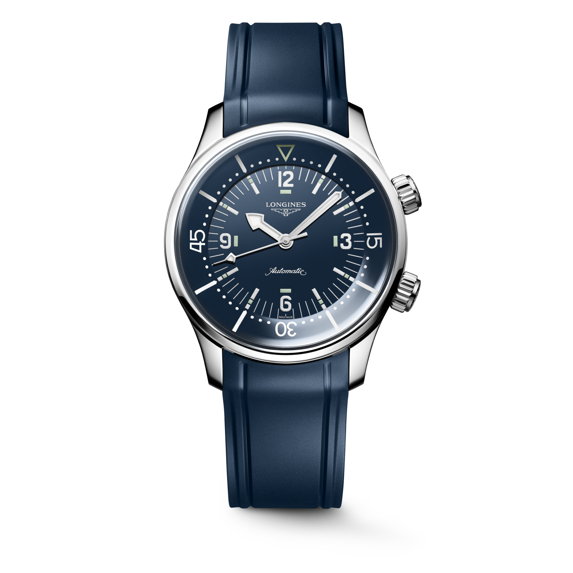 Longines Heritage Legend Diver 39mm Watch with Blue Dial