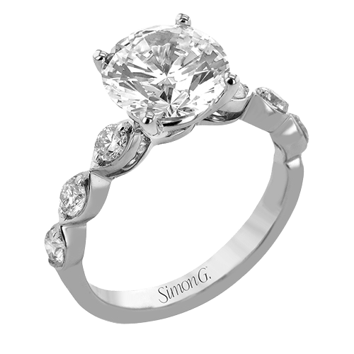 Simon G LR3305 Wedding Set Semi-Mount